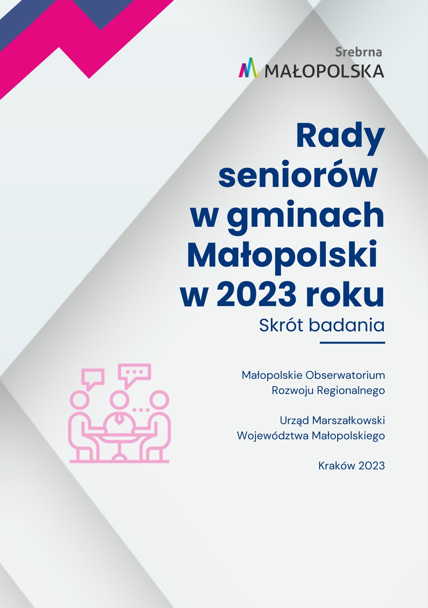 Rady seniorów w gminach Małopolski w 2023 r. Skrót badania