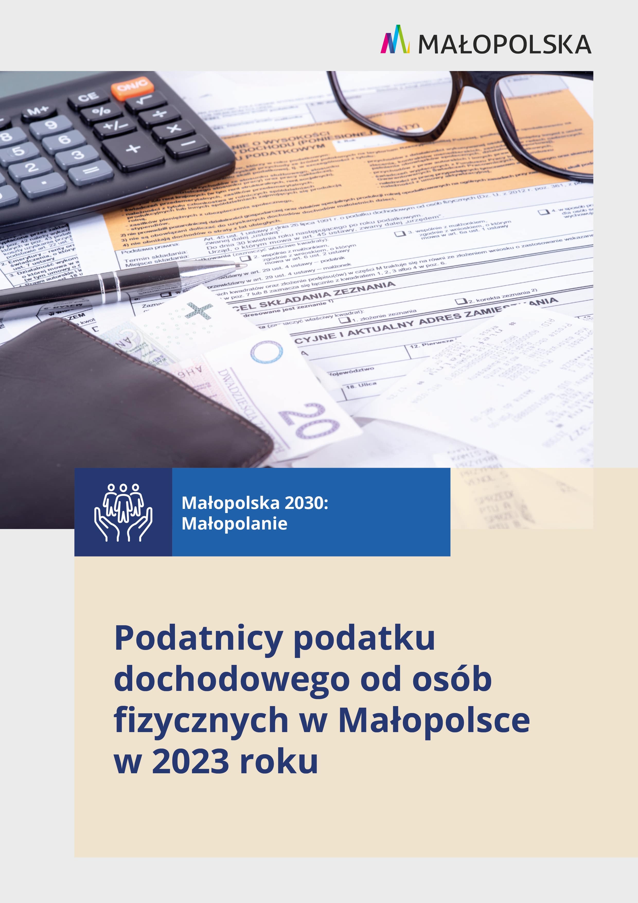 Podatnicy podatku dochodowego od osób fizycznych w Małopolsce w 2023 roku